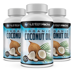 Organic Zero Fat Coconut Oil - 3 Bottles