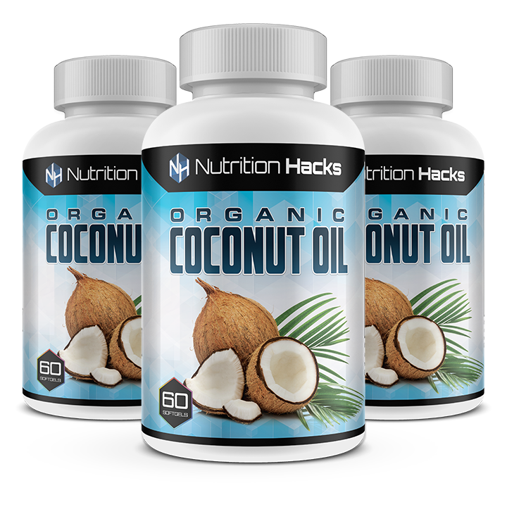 Organic Zero Fat Coconut Oil - 3 Bottles